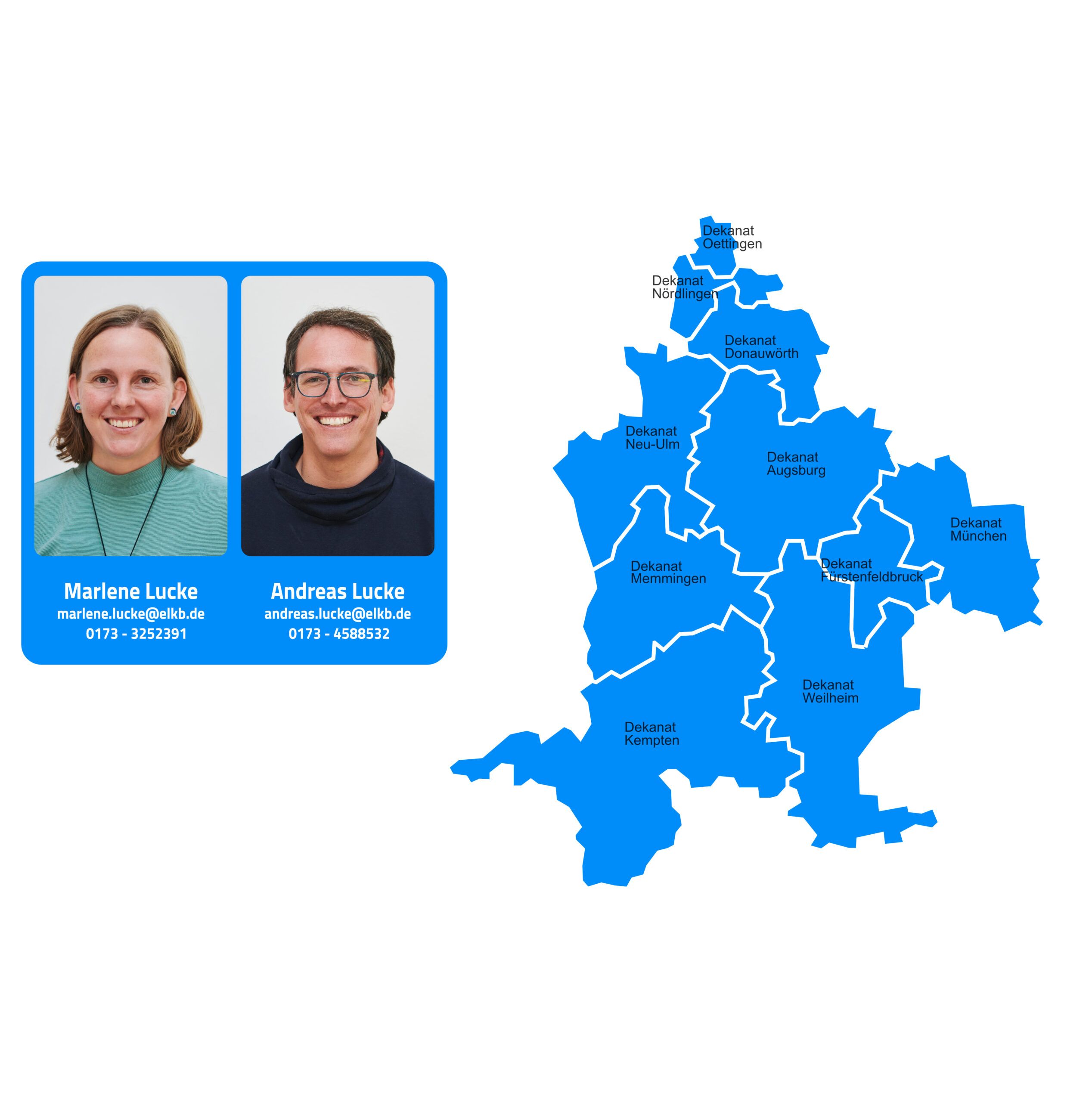 Marlene & Andreas Lucke - Regionale Präventionsreferenten für den Kirchenkreis Schwaben und München - Oberbayern