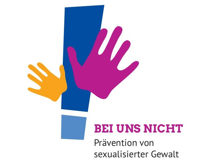 logo_bei_uns_nicht Logo des Präventionsprojekts der Evangelischen Jugend Bayern, "Bei uns nicht!"